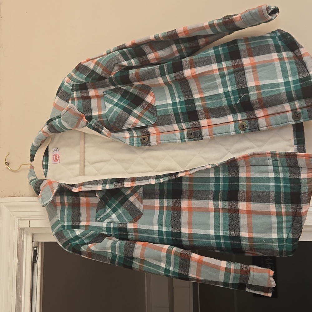 Wonder Nation Plaid Flannel Shirt Jacket